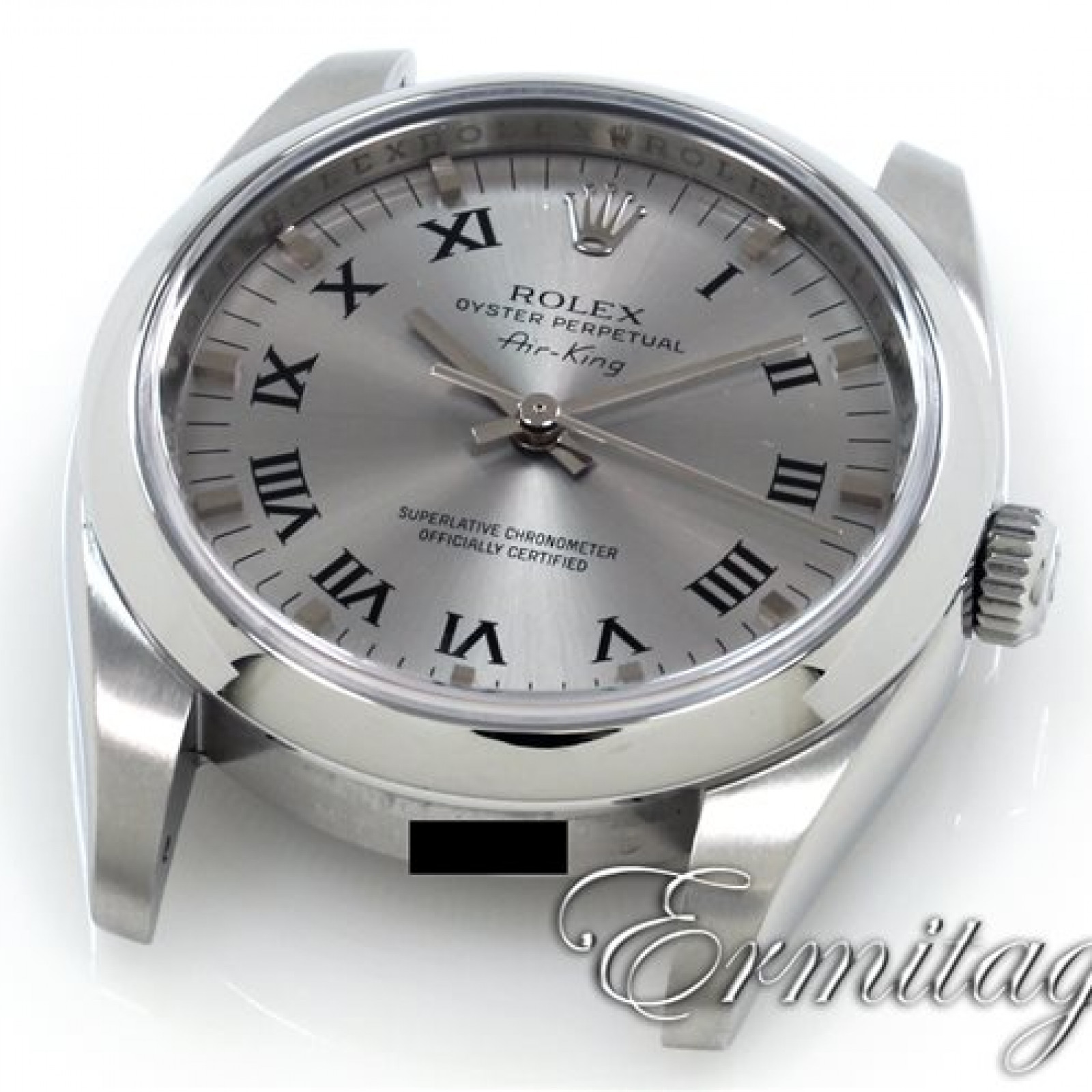 Rolex Air King 114200 Steel with Silver Dial & Roman Markers